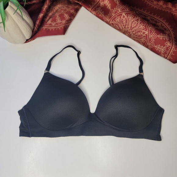 Victoria's Secret Other - Victoria's Secret Bra Padded No Wire Black Size 36B